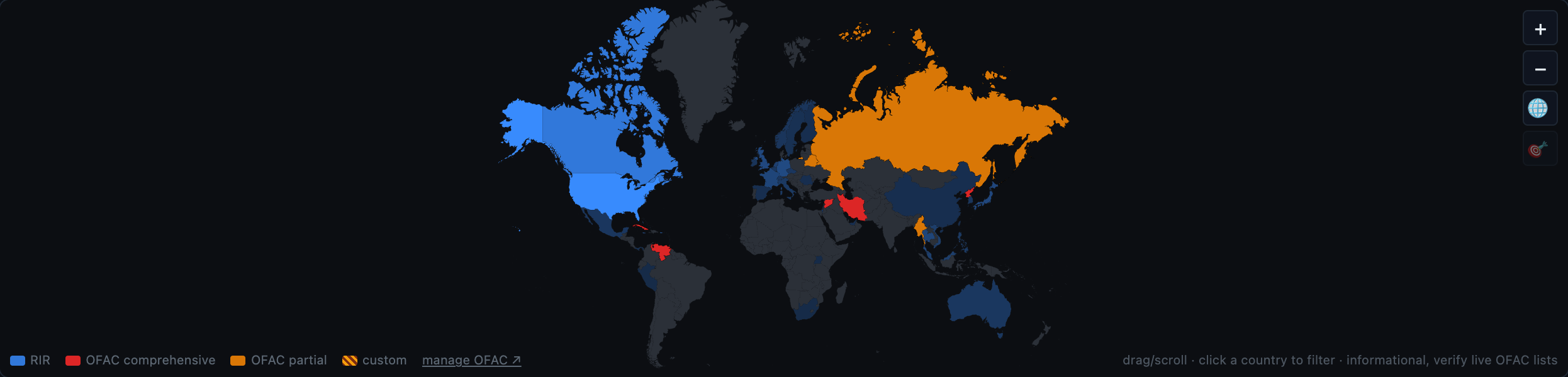 Geographic distribution
